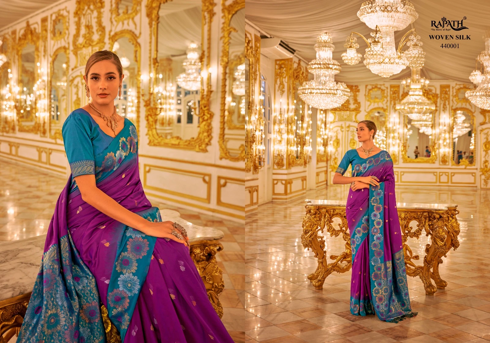 Rajpath Neytiri Banarasi Silk Wholesale Fancy Sarees Catalog — Wholesale Sarees, MPA wholesale from Surat - Gallery Image 8